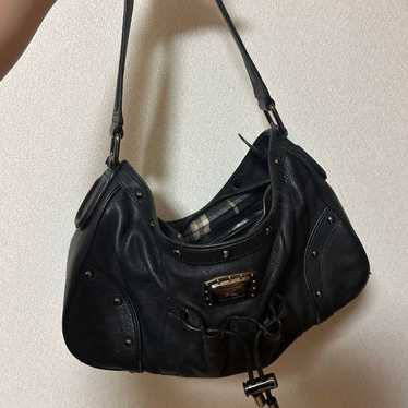 Burberry Blue Label Black Leather Shoulder Bag - image 1