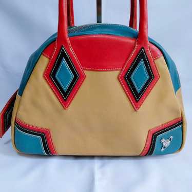 Vivienne Westwood Handbag, Colorful, Leather, Cowh