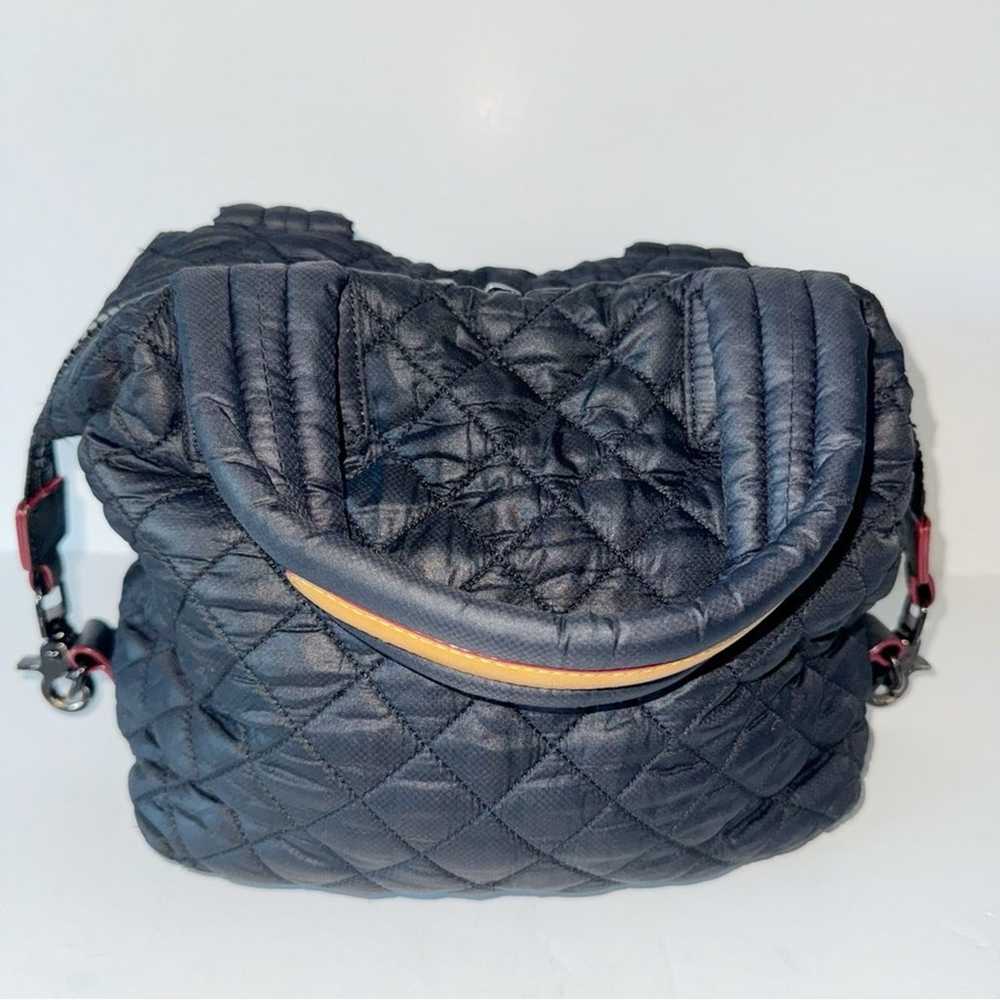 MZ Wallace Small Sutton Quilted Black Nylon Bag - image 7