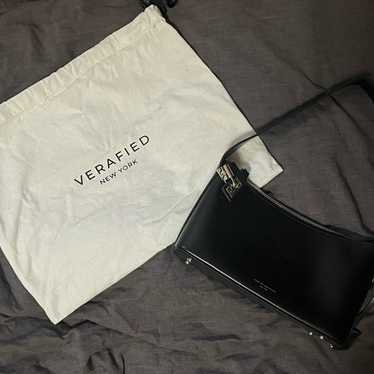 Verafied New York Silver Black Hobo Bag - image 1