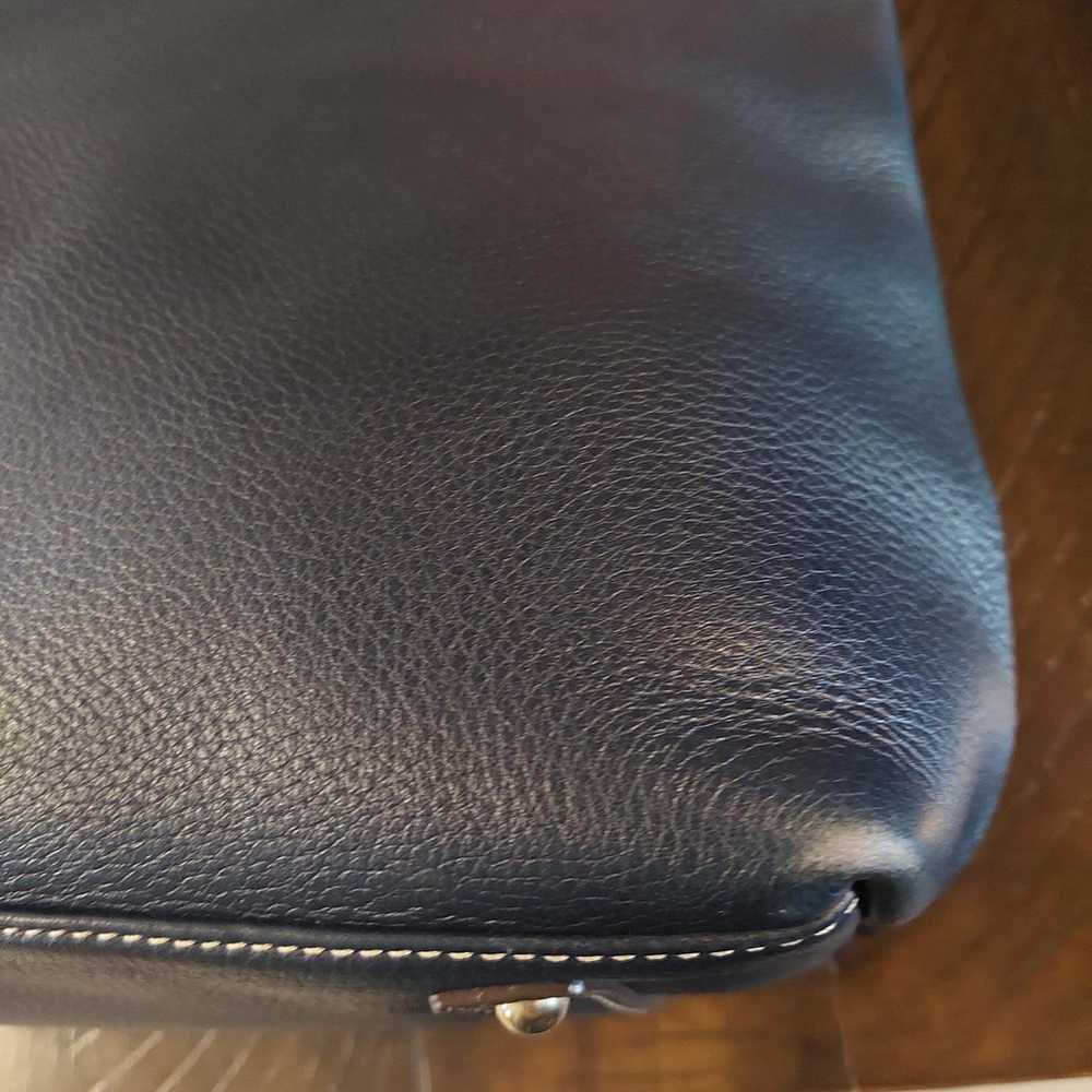 Vintage Dooney & Bourke Black Leather Handbag. - image 8