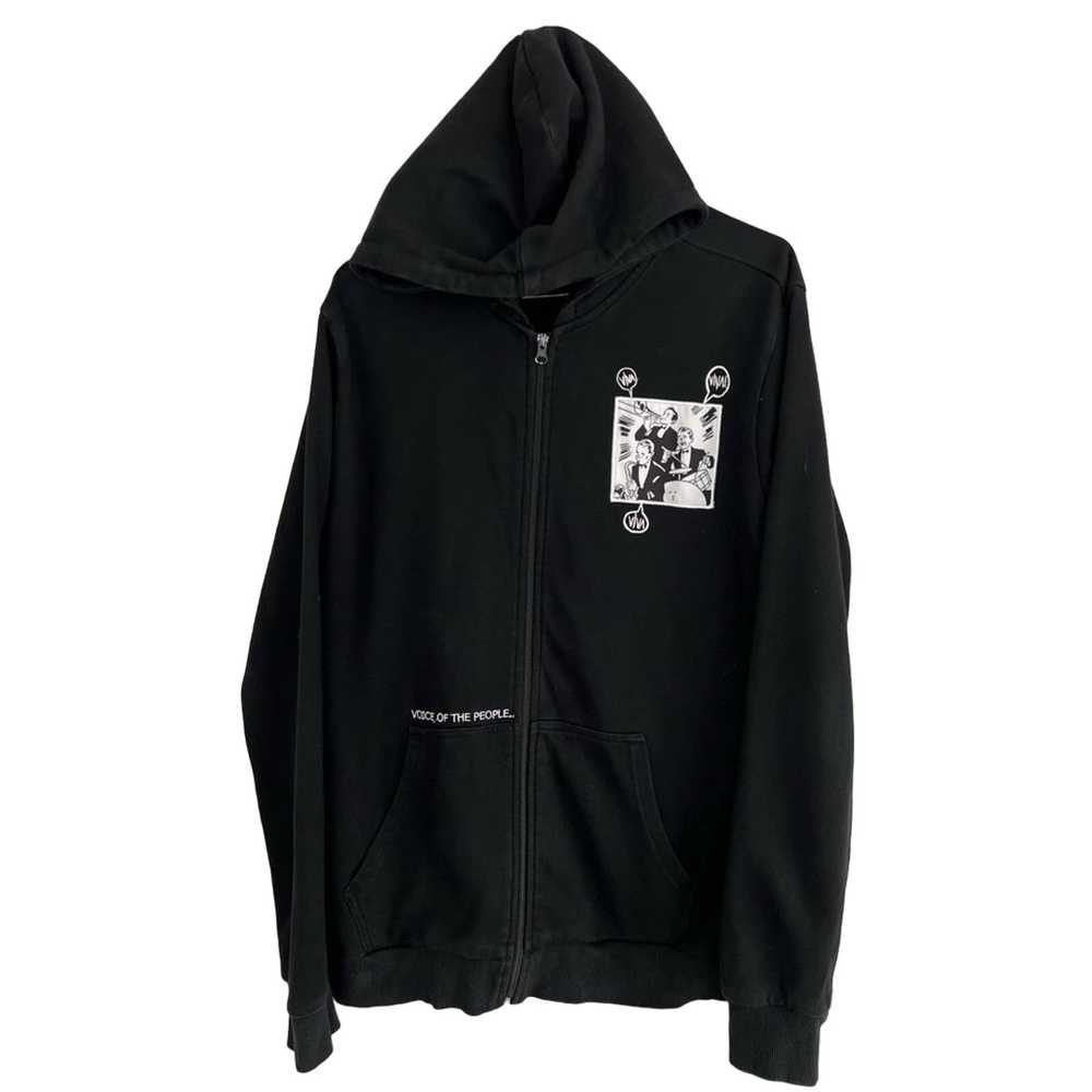 Active Barstool Sports Full Zip Hoodie Viva Black… - image 1