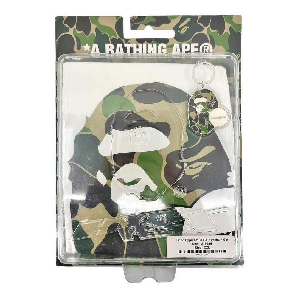 Bape Hypefest Short Sleeve Tee Shirt & Keychain S… - image 1