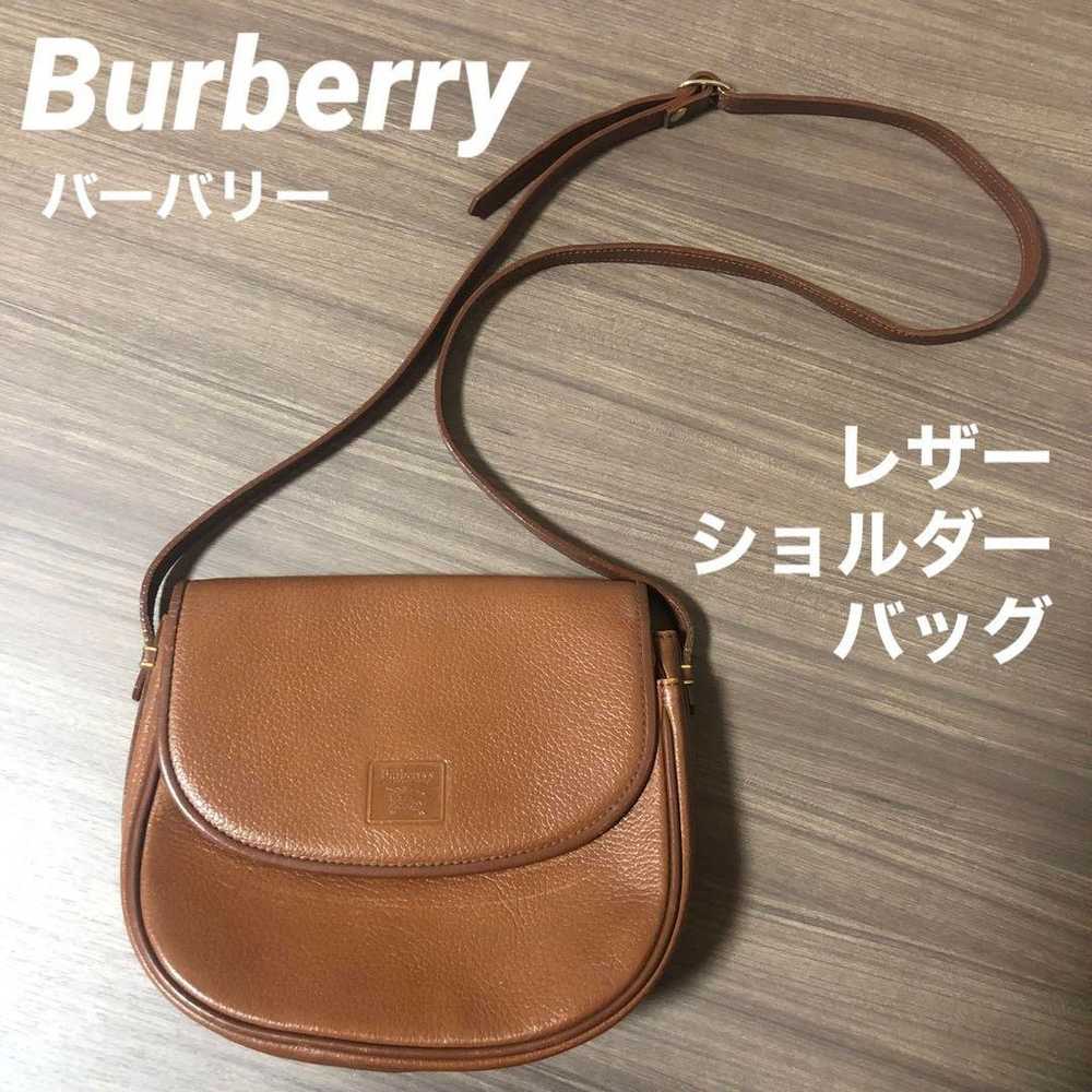 Burberry Genuine Leather Shoulder Bag Pochette Br… - image 1