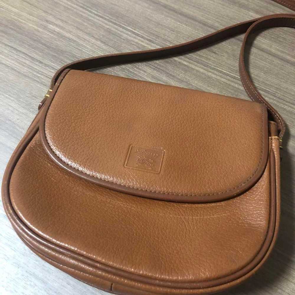 Burberry Genuine Leather Shoulder Bag Pochette Br… - image 2