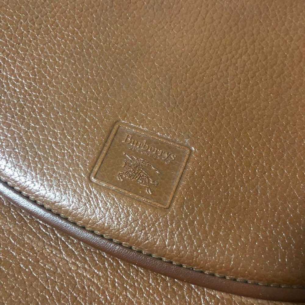 Burberry Genuine Leather Shoulder Bag Pochette Br… - image 3