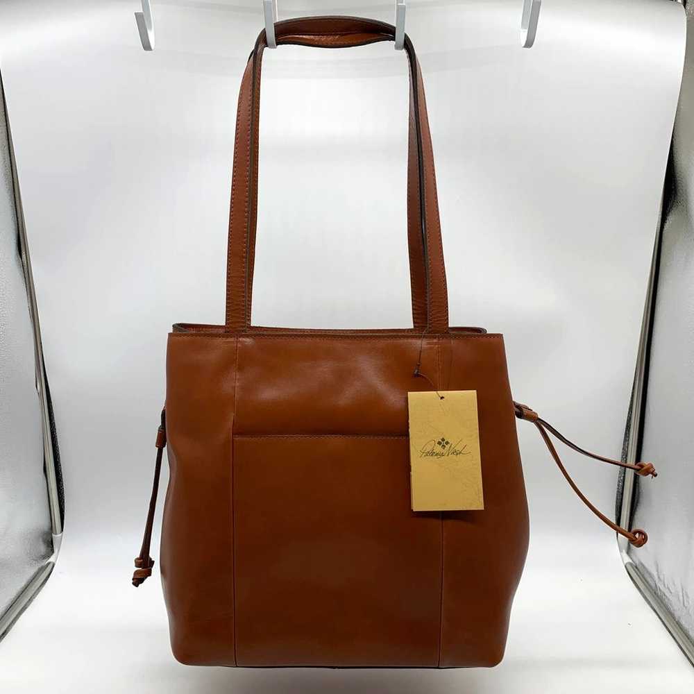 Patricia Nash Everton Slouchy Tote Cinnamon Brown… - image 1