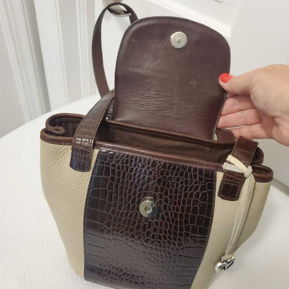 Brighton Pebble Grain Leather Bucket Shoulder Bag… - image 9