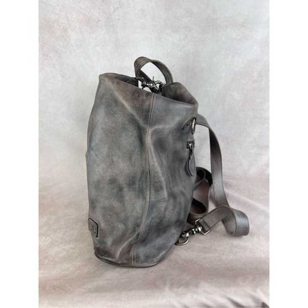 Bed Stu Delta Gray Leather Backpack Bag - image 10