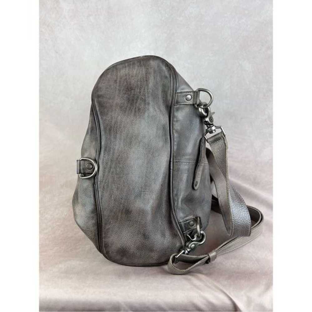 Bed Stu Delta Gray Leather Backpack Bag - image 11