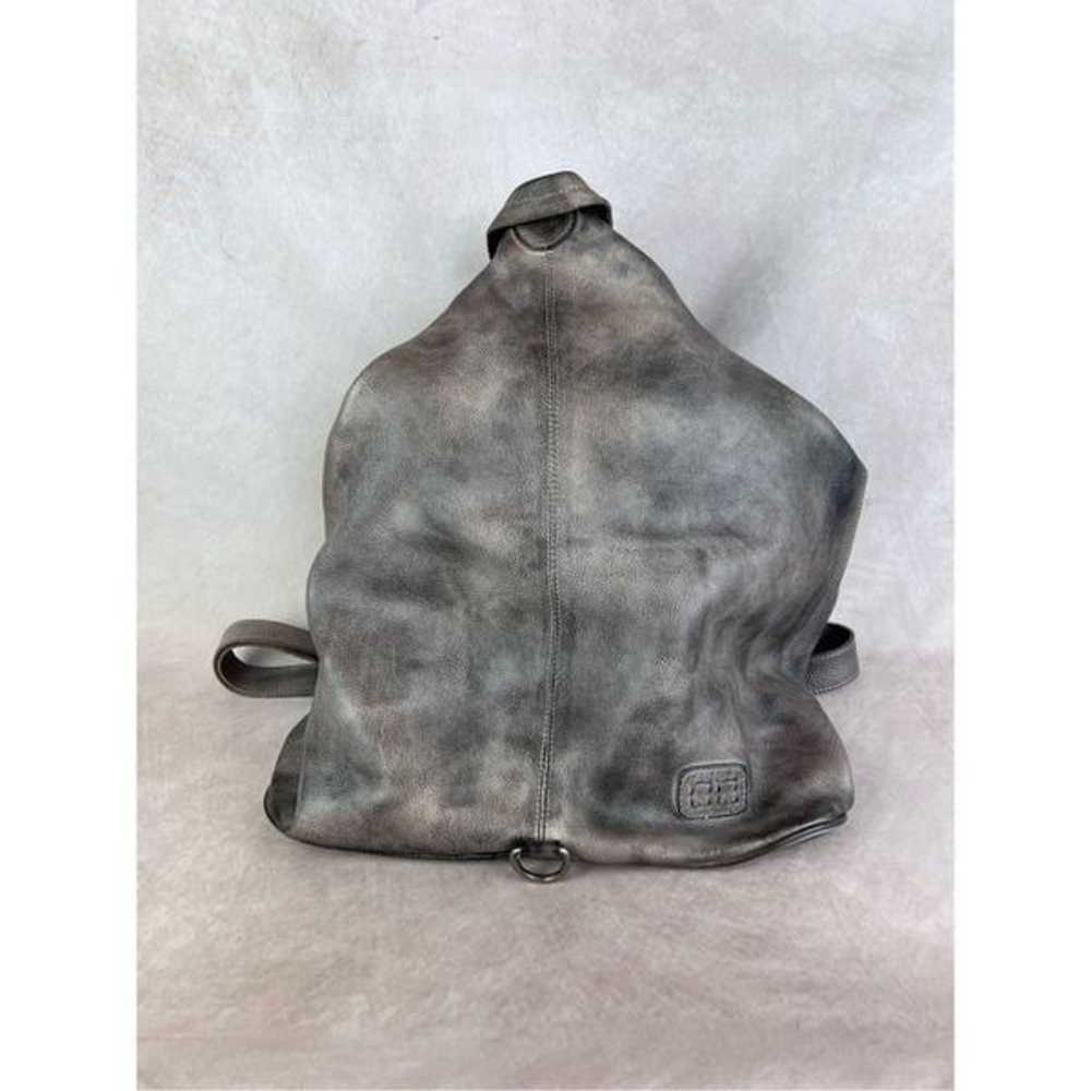 Bed Stu Delta Gray Leather Backpack Bag - image 1