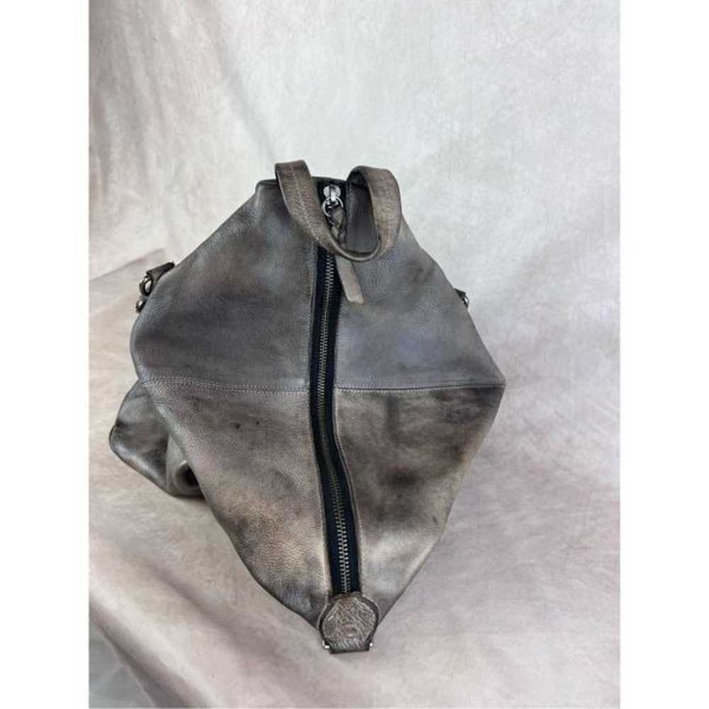 Bed Stu Delta Gray Leather Backpack Bag - image 6