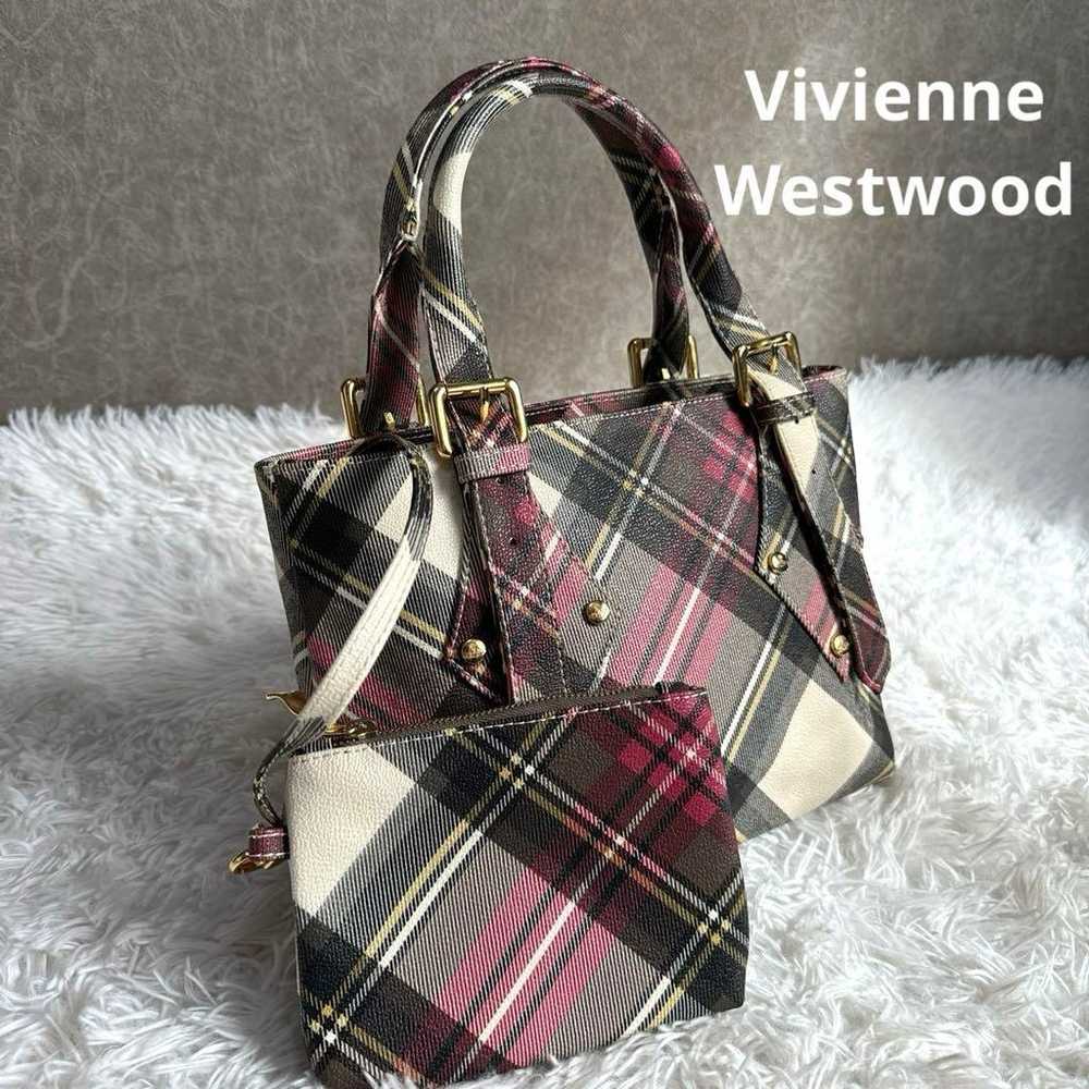 Vivienne Westwood Handbag Tote Bag with Pouch - image 1