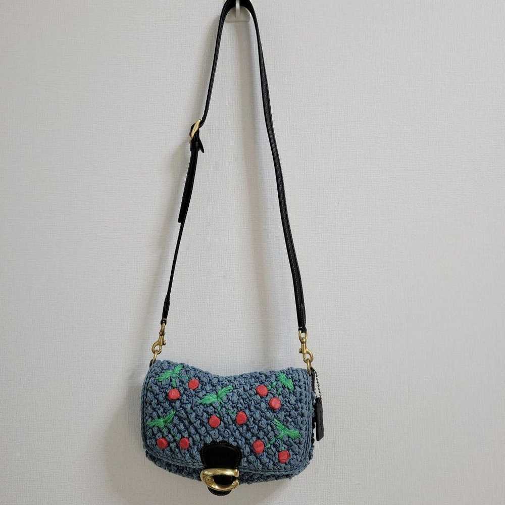 Coach Soft Tabby Shoulder Bag with Cherry Embroid… - image 11