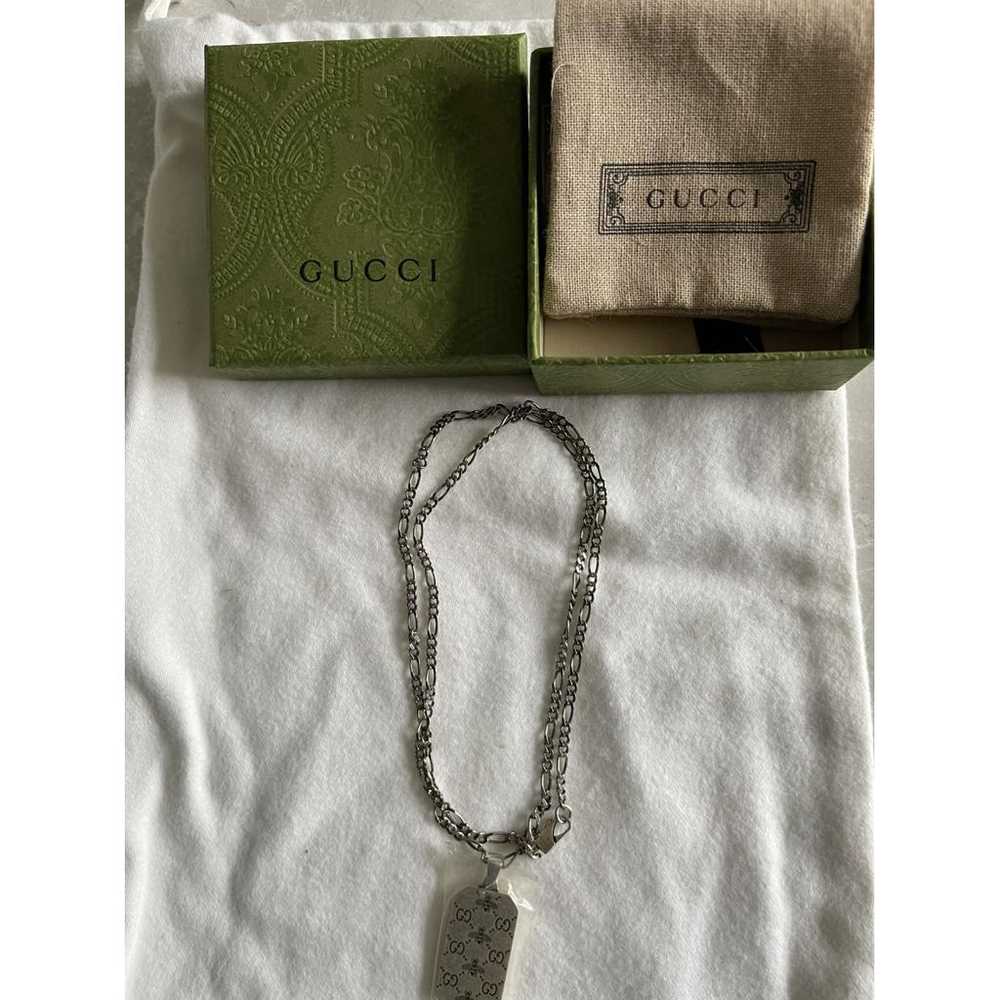 Gucci Dog Tag silver jewellery - image 2