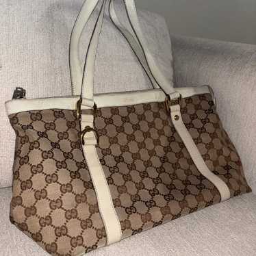 Gucci Abbey Monogram Medium Abbey Tote