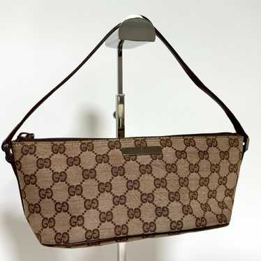 GUCCI GG Canvas Pouch Handbag Accessory Pouch