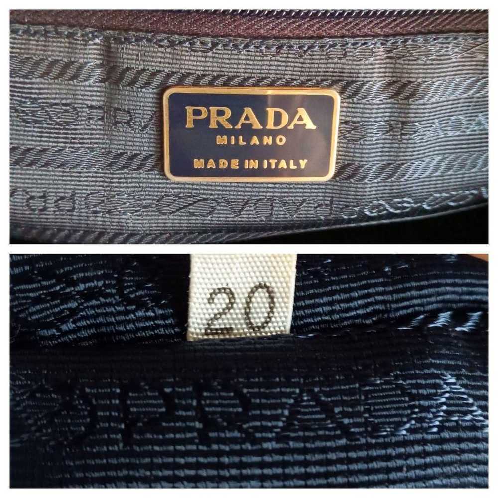 High-quality Prada vintage embroidered nylon shou… - image 9