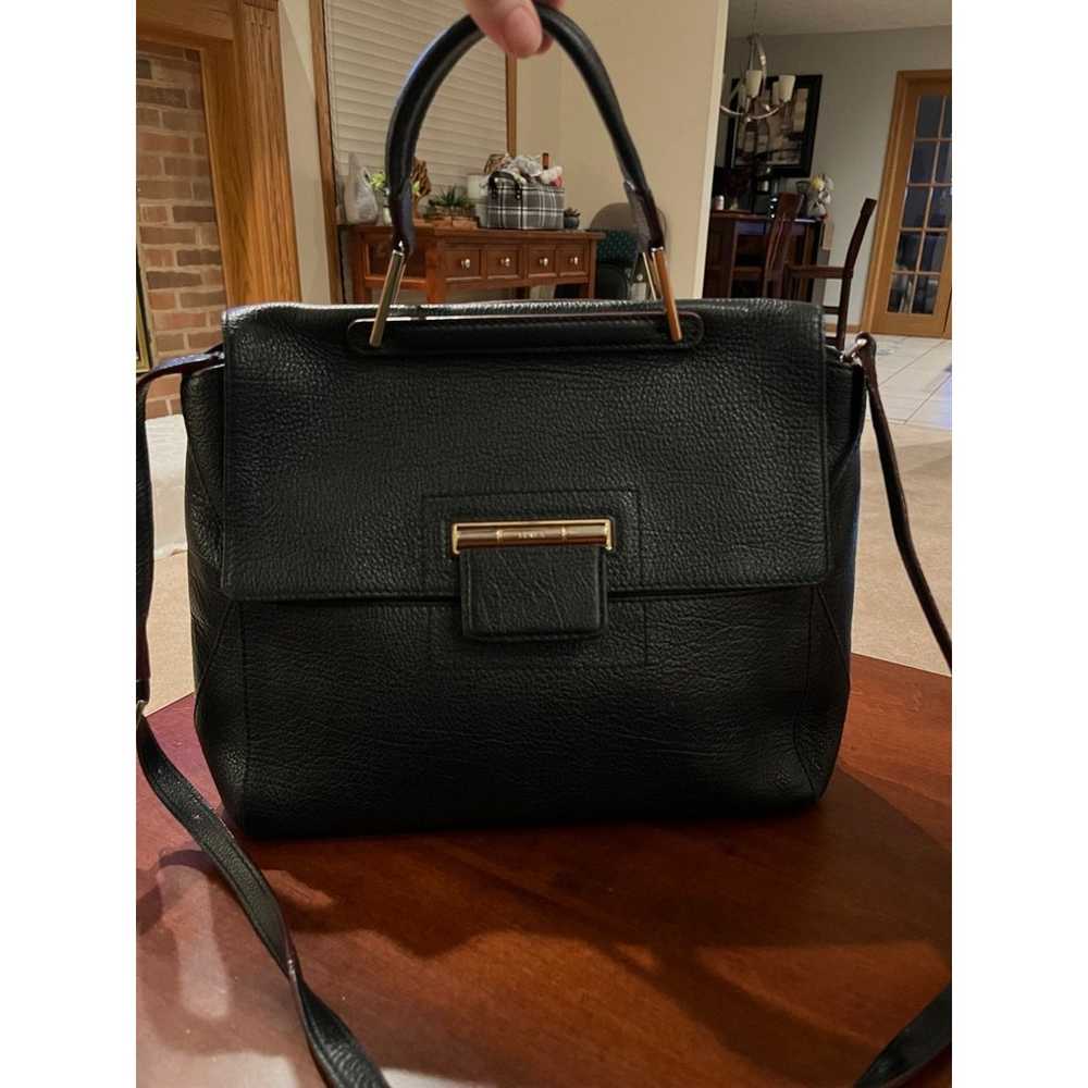 FURLA Artesia 2way shoulder bag handbag black - image 1