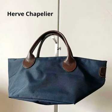 Herbès Chappelier Mini Handbag Boat Shape Nylon N… - image 1