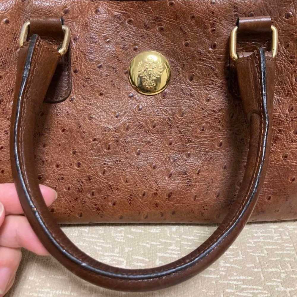 Embossed leather handbag, vintage, MADE IN ITALY. - image 8