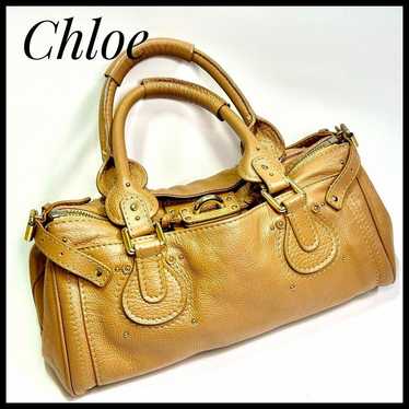 Chloe Paddington Handbag Leather Brown Camel Tea