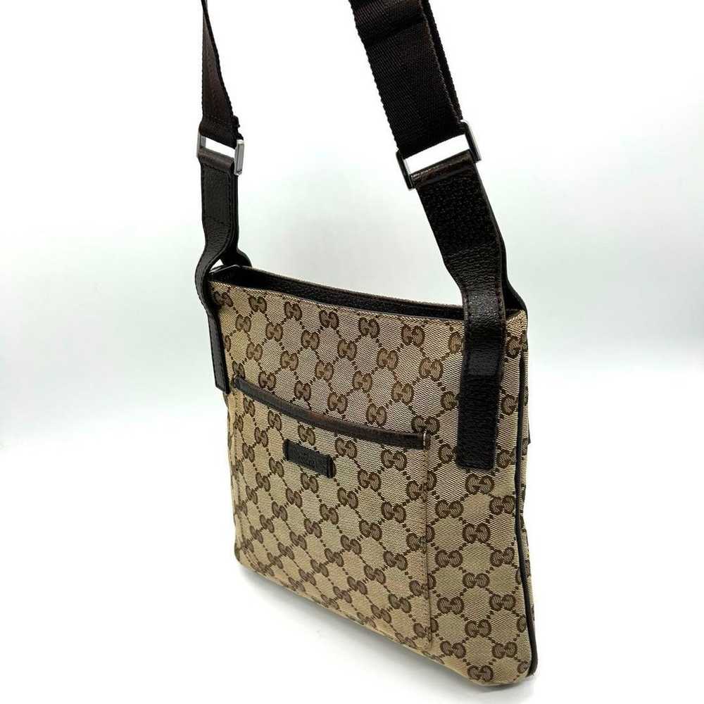 GUCCI GG Canvas Shoulder Sacoche Unisex Bag - image 3