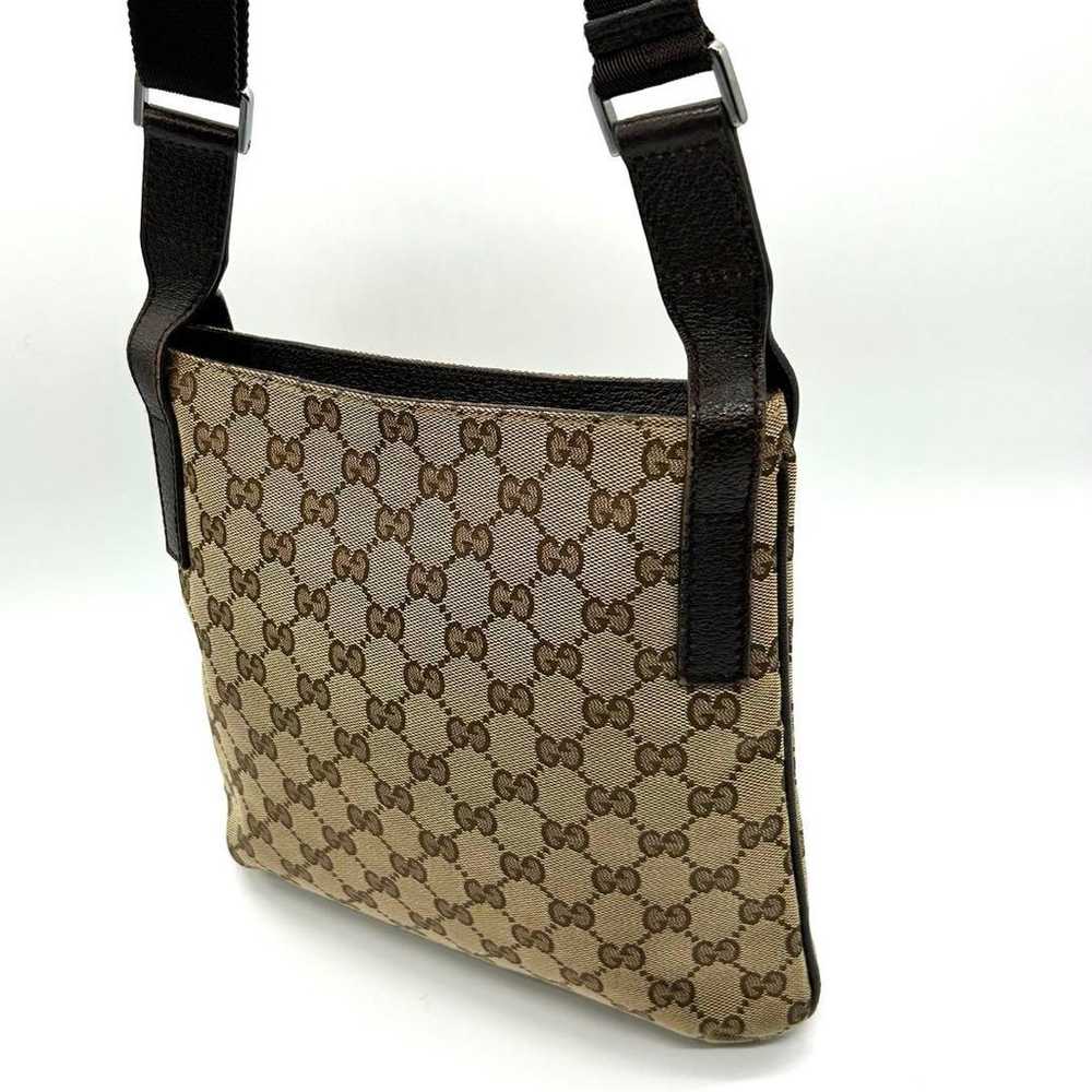 GUCCI GG Canvas Shoulder Sacoche Unisex Bag - image 5