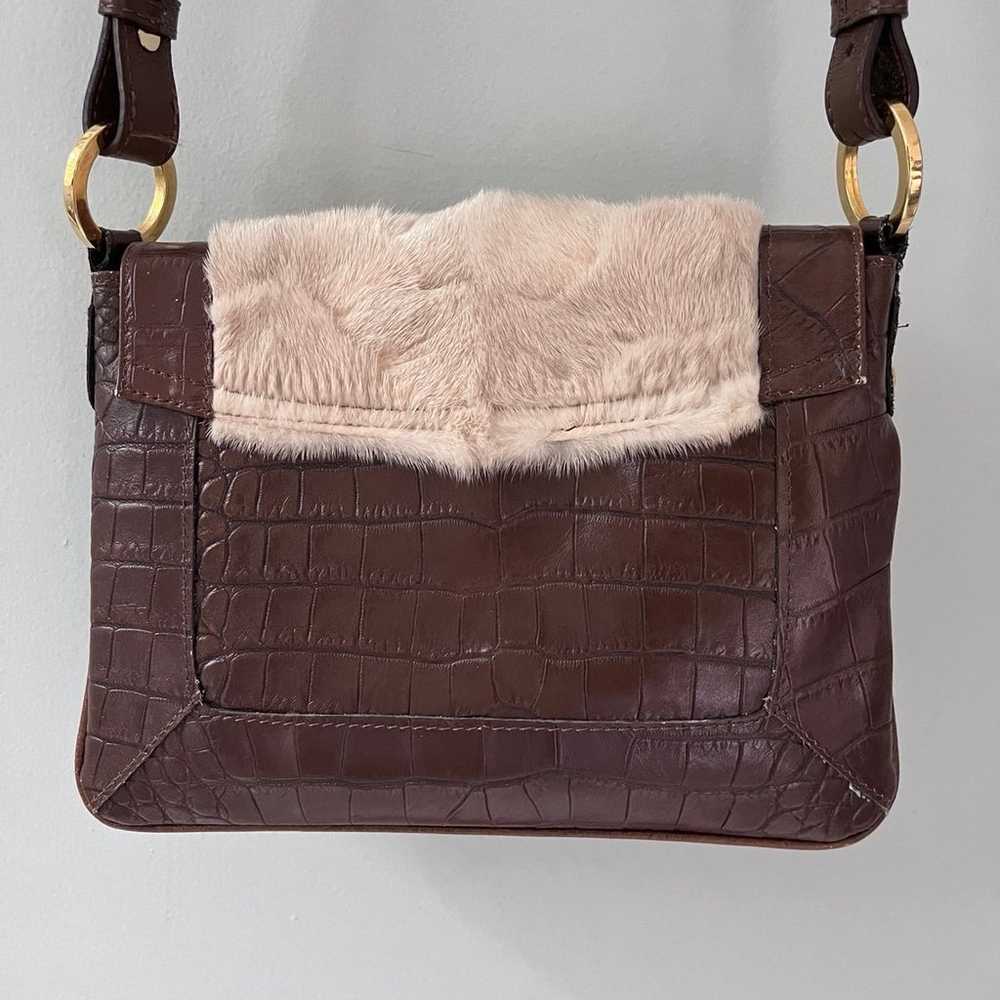 Retro Mink Calf leather Crossbody FACONDINI - image 2