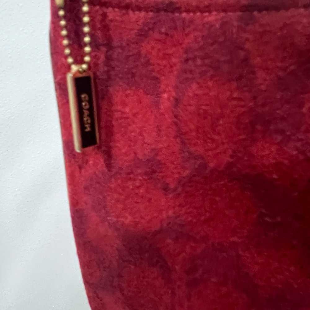 Edit Red Vintage Coach Bag Y2K signature C monogr… - image 2