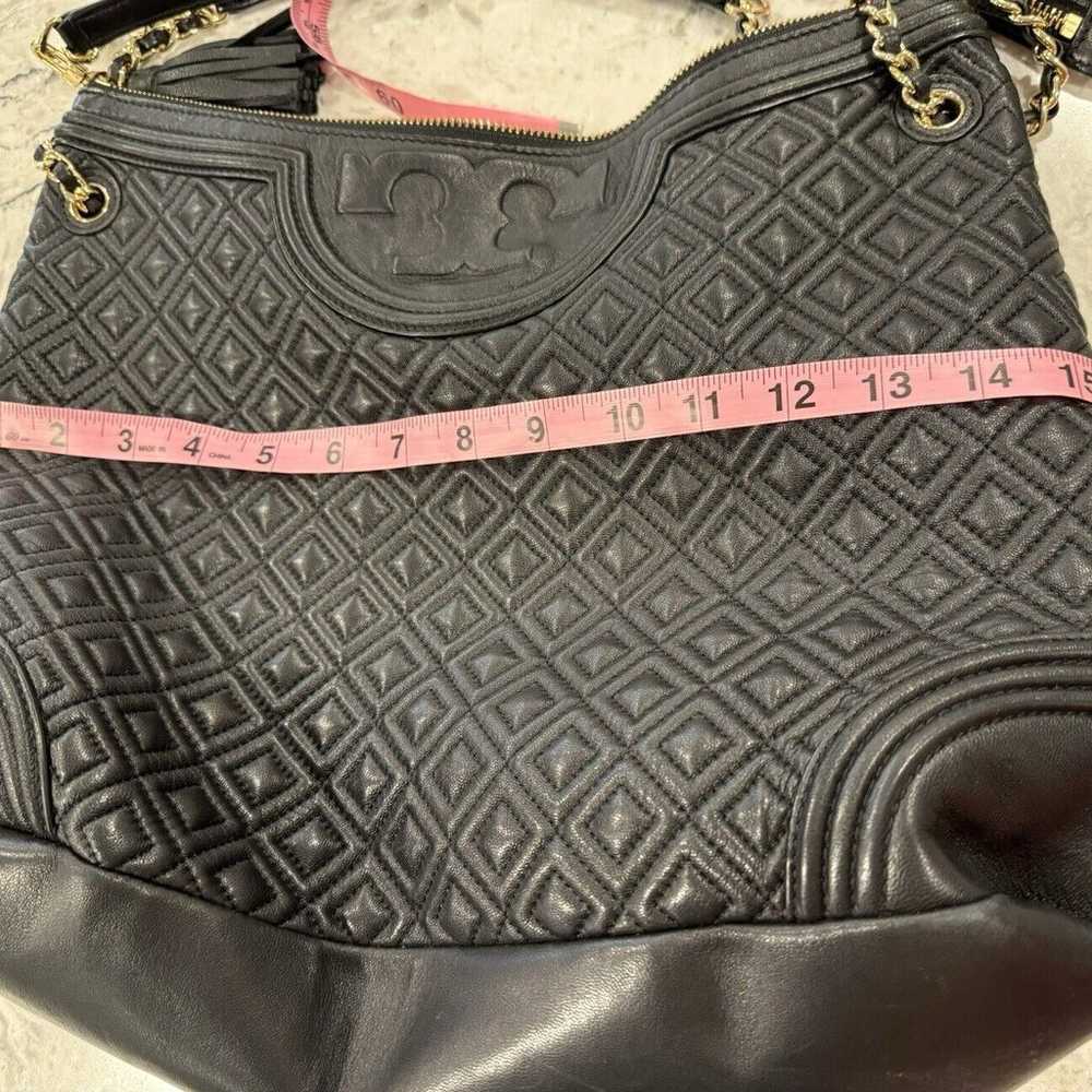 TORY BURCH QUILTED FLEMING TOTE HANDBAG - image 4