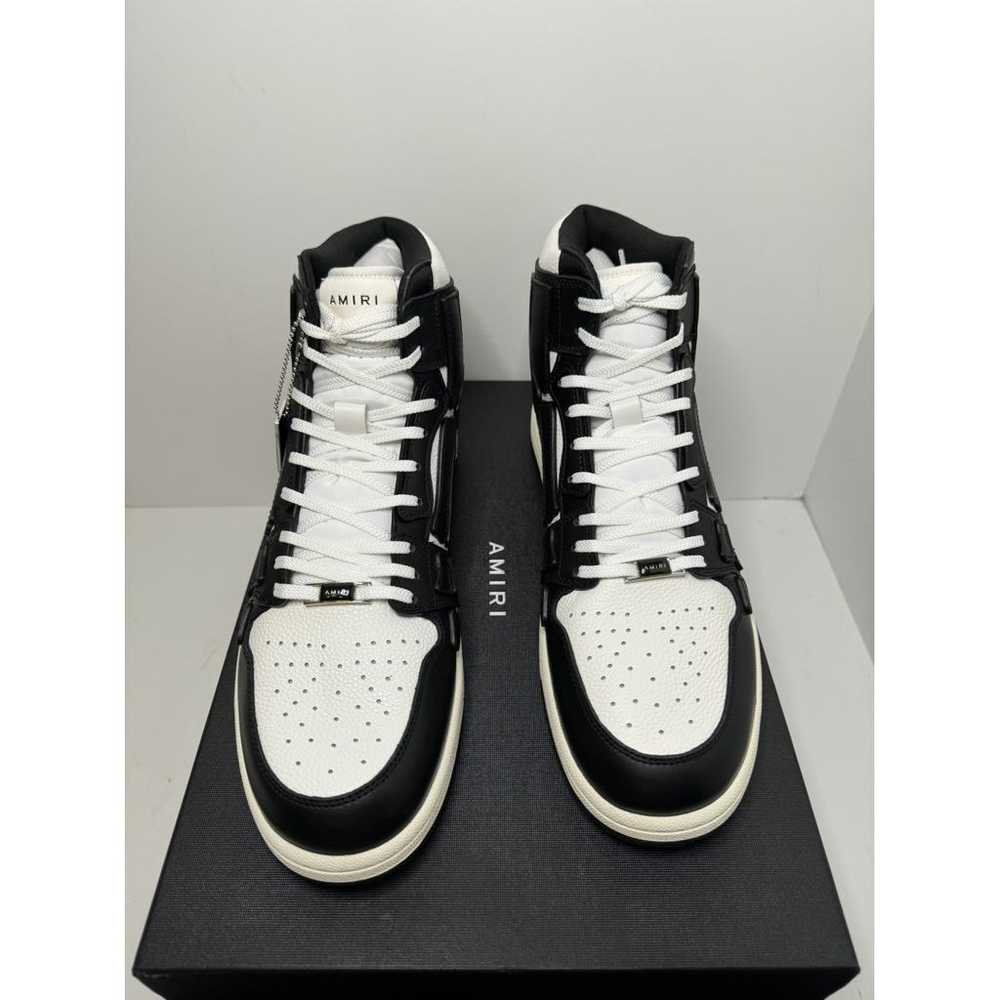 Amiri Leather high trainers - image 2