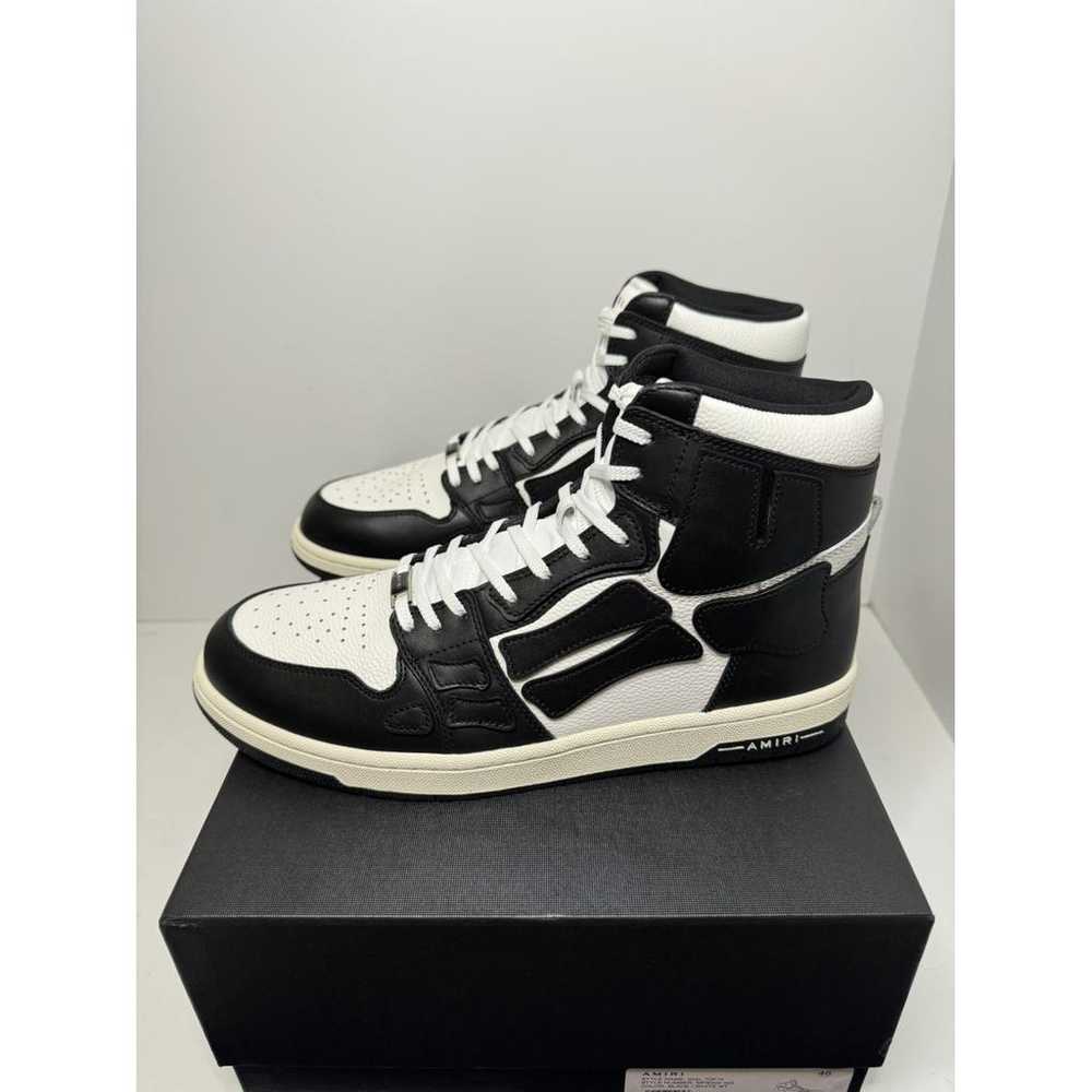 Amiri Leather high trainers - image 3