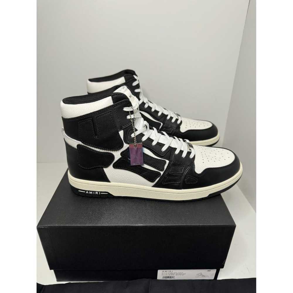 Amiri Leather high trainers - image 5