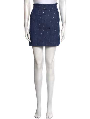 スカート MIU MIU CHECK FLARE SKIRT archive 00s Miu Miu Miu Pleated Check-print Cotton-poplin Midi Skirt in