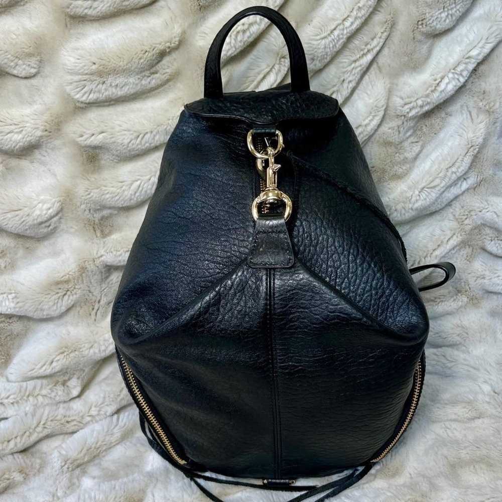 Rebecca Minkoff JULIAN BACKPACK - black pebbled l… - image 3