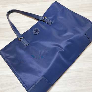 Tory Burch Tote Bag Nylon Navy