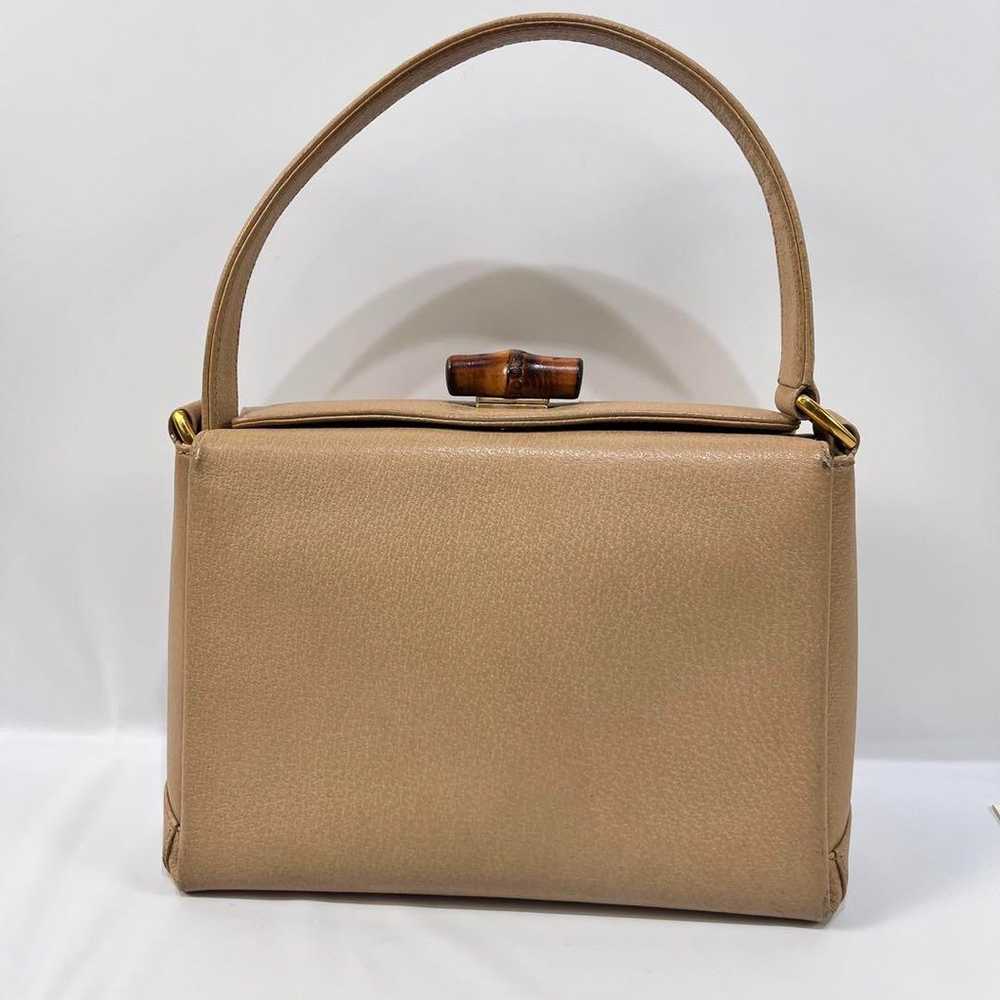 Rare ✨ GUCCI Bamboo Turn Lock Handbag - image 2