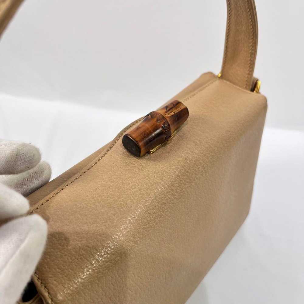 Rare ✨ GUCCI Bamboo Turn Lock Handbag - image 8