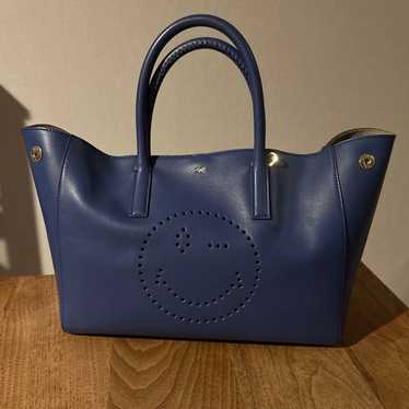 ANYA HINDMARCH Smile Leather Handbag