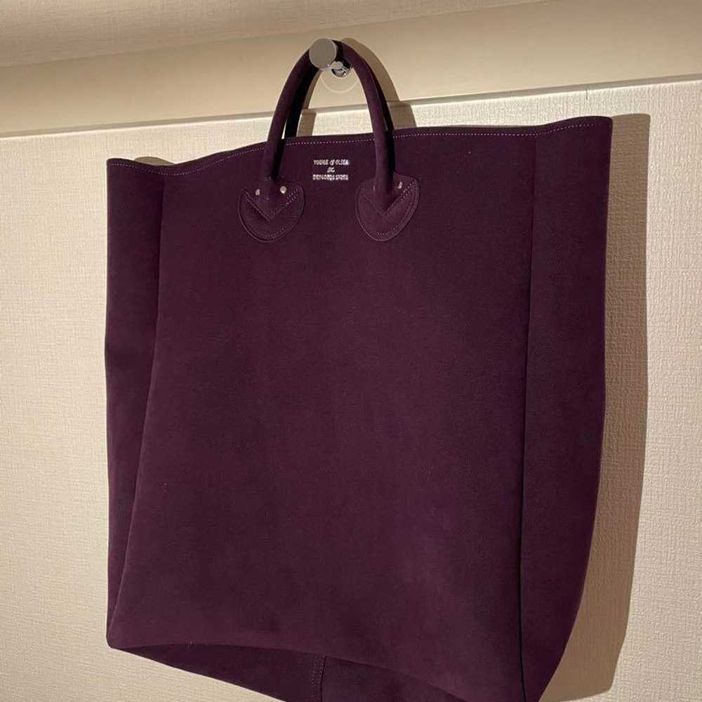 【In excellent condition】 YOUNG & OLSEN Suede Tote… - image 2