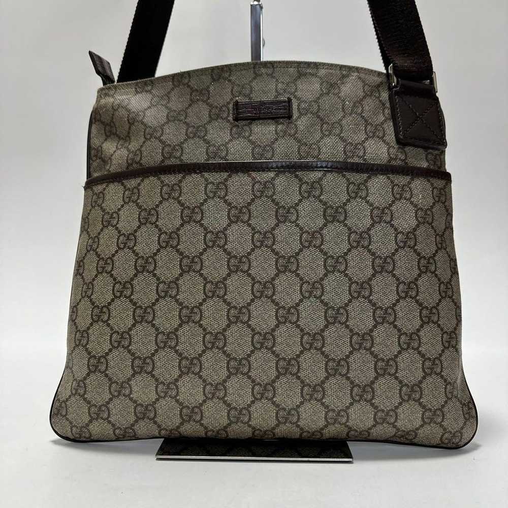 f08 [Excellent Condition] Gucci GG Supreme PVC Le… - image 2