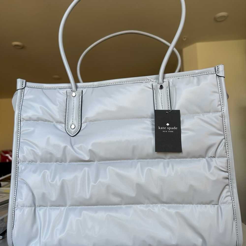 Kate Spade Ella Puffy Extra Large Tote (Gray) - image 4