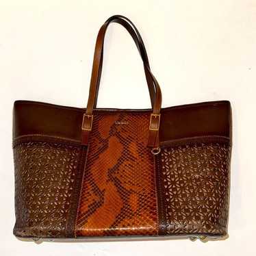 Cuadra Genuine Leather Tote Bag