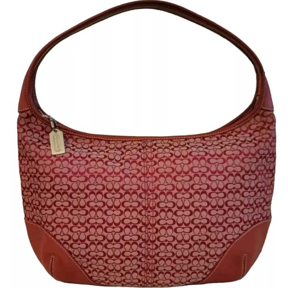 Vintage Coach Signature Jacquard Ergo 6617 (Red) - image 1