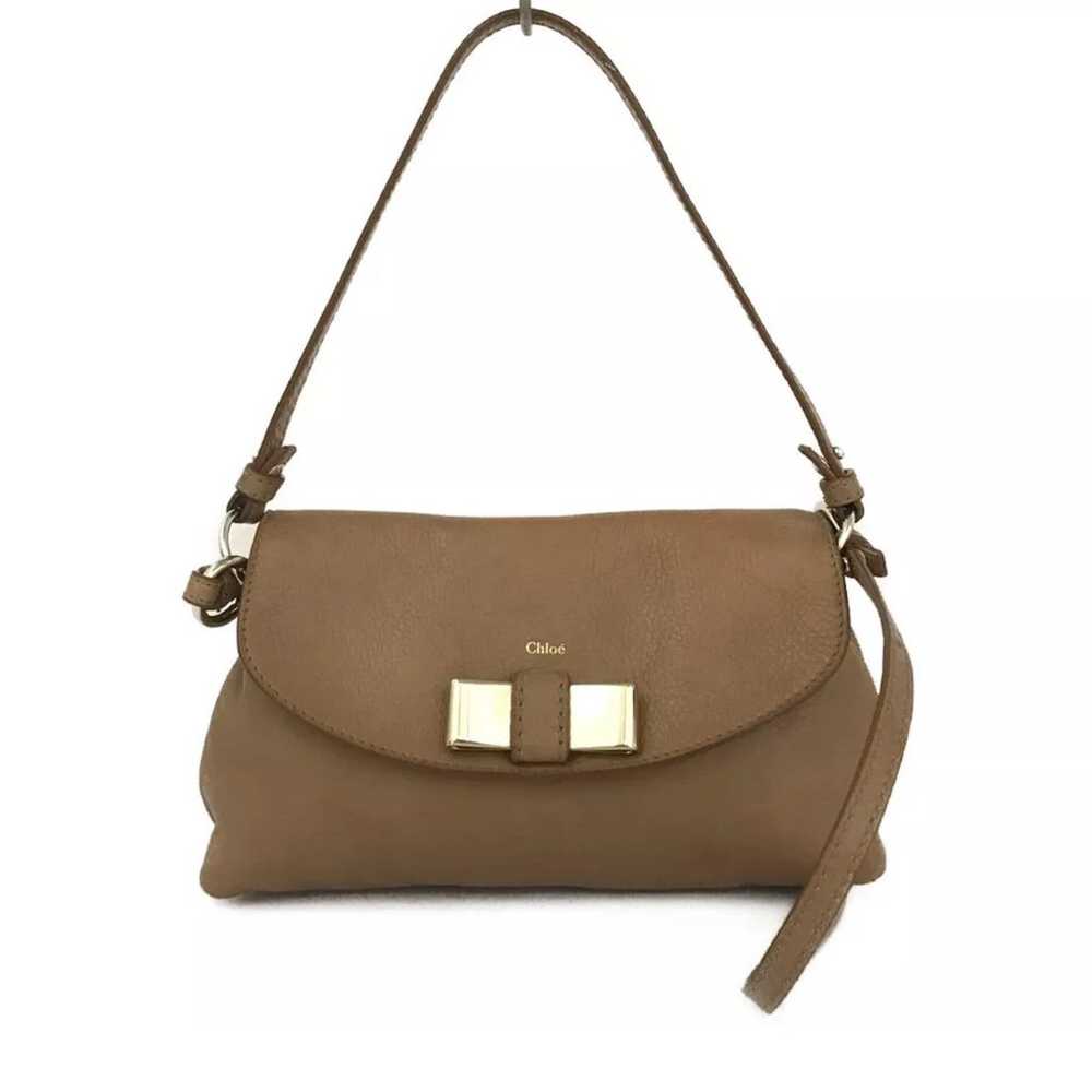 Chloe bag Lily leather shoulder bag - tan - image 1