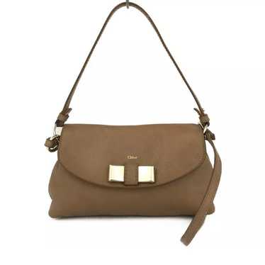 Chloe bag Lily leather shoulder bag - tan