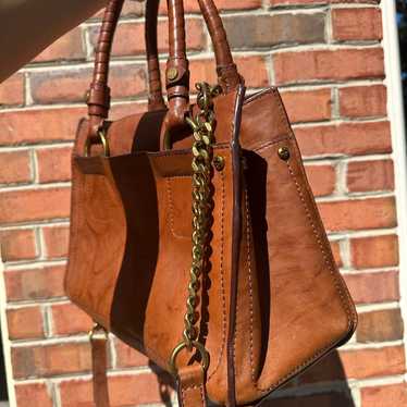 FRYE leather satchel