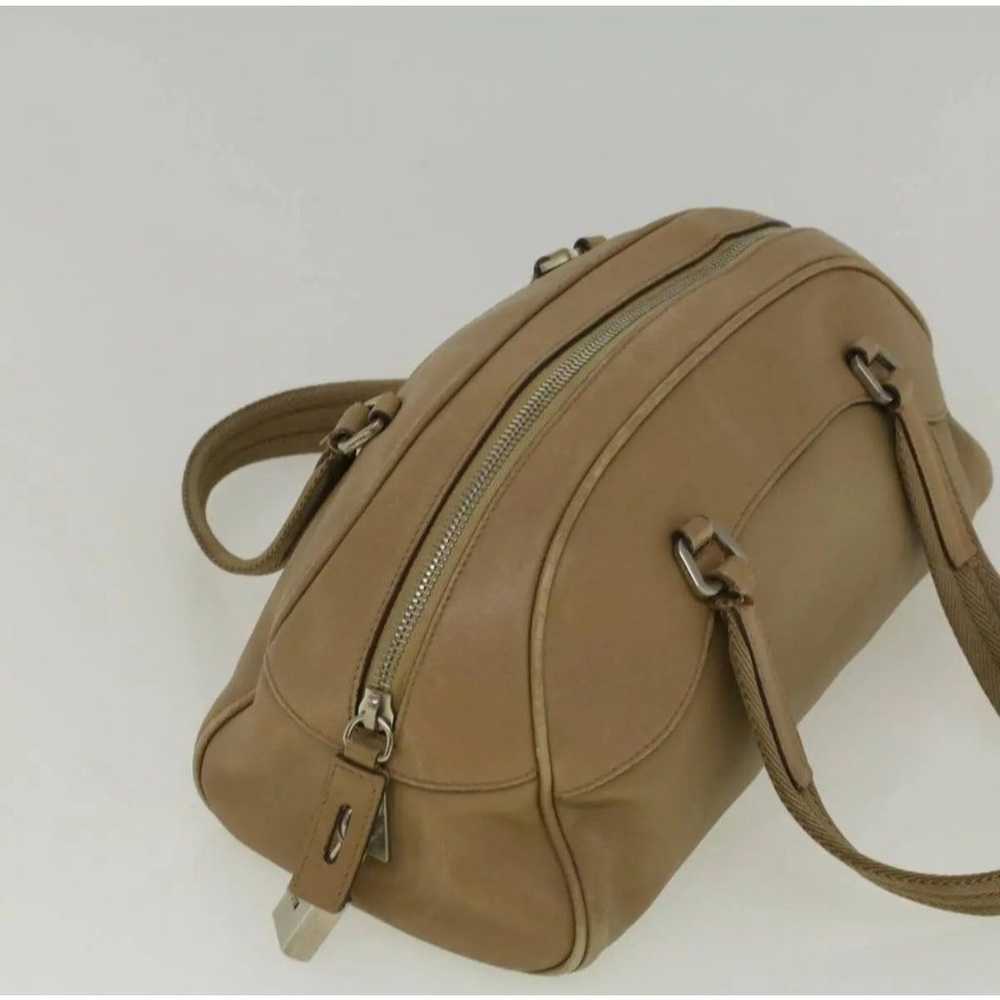 Prada Leather Handbag Beige - image 10