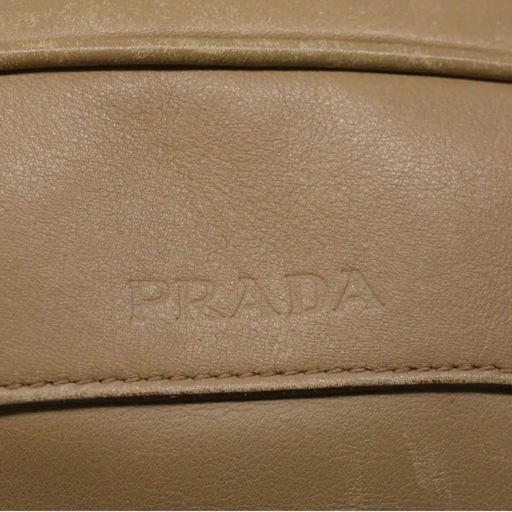 Prada Leather Handbag Beige - image 12